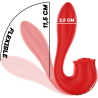 Mia - Selena Stimulateur Vibrant + Tapping Rouge